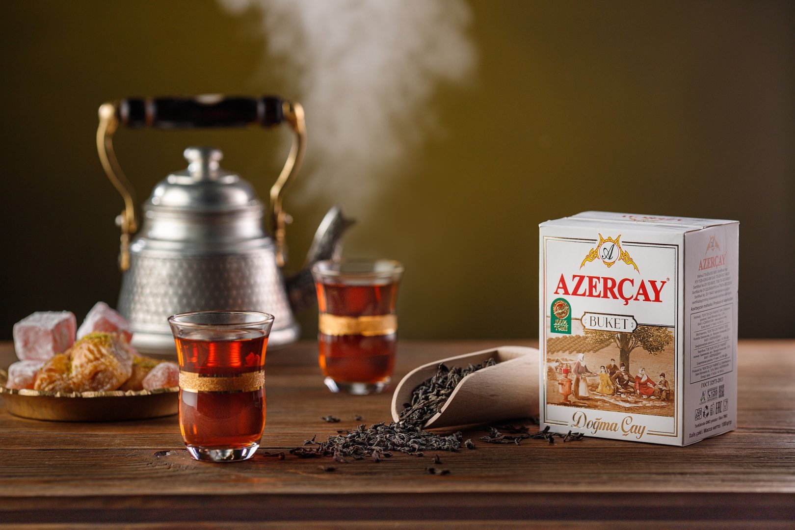 Premium Azerbaijani Tea selection